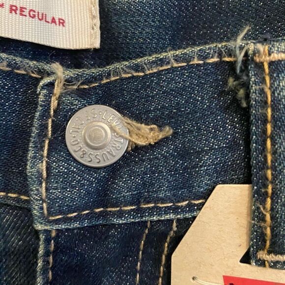 NWT BOYS AUTHENTIC LEVIS 505 REGULAR FIT JEANS SIZE 4 - Picture 7 of 7